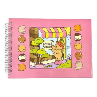 Livro De Colorir Bobbie Goods 50 Folhas 180g - Caderno De Desenho E Pintura Com Envio Imediato Livro De Colorir Bobbie Goods 50 Folhas 180g - Caderno De Desenho E Pintura Com Envio Imediato
