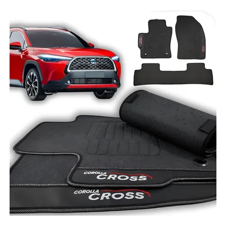 Kit Jogo Tapete Automotivo Carro Borracha Para Toyota