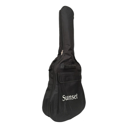 Funda Acolchada Para Guitarra Criolla Clásica Mochila Color Negro Funda Acolchada Para Guitarra Criolla Clásica Mochila Color Negro