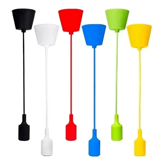 Lampara Colgante Vintage De Colores
