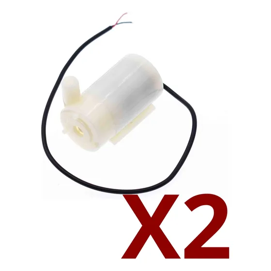 2 Unidades Bomba De Agua Mini Sumergible 5vdc 120l/h
