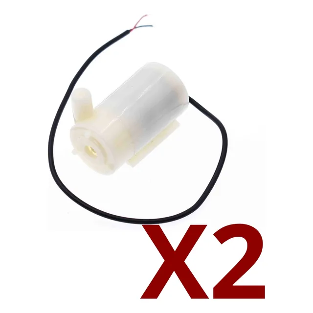 2 Unidades Bomba De Agua Mini Sumergible 5vdc 120l/h