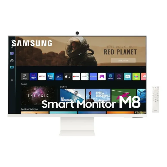 Smart Monitor Samsung M8 32 4k Tv Apps Webcam Wi-fi Bt Xbox