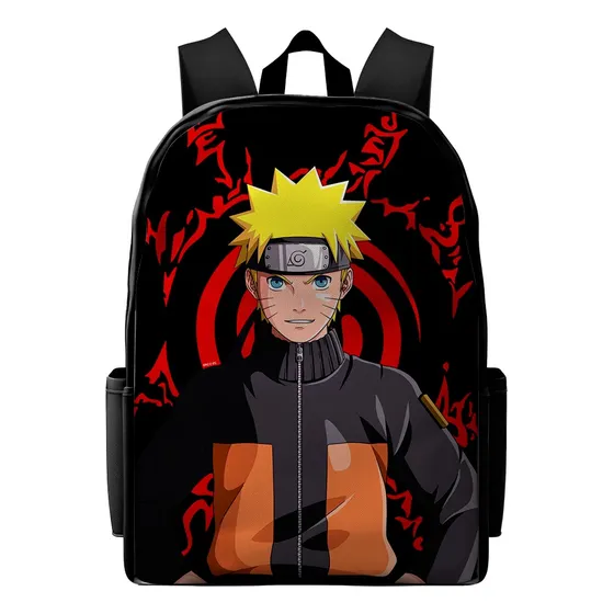 Stampnew Mochila Escolar Anime Naruto Estampada Infantil 45 L Preto