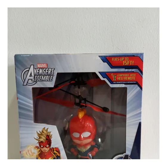 Juguete Dron Heli Spiderman Capitana Marvel Hasbro