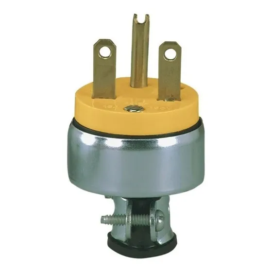 Paquete Con 10 Clavija Aterrizada Recta Eaton 127v 2867-box 