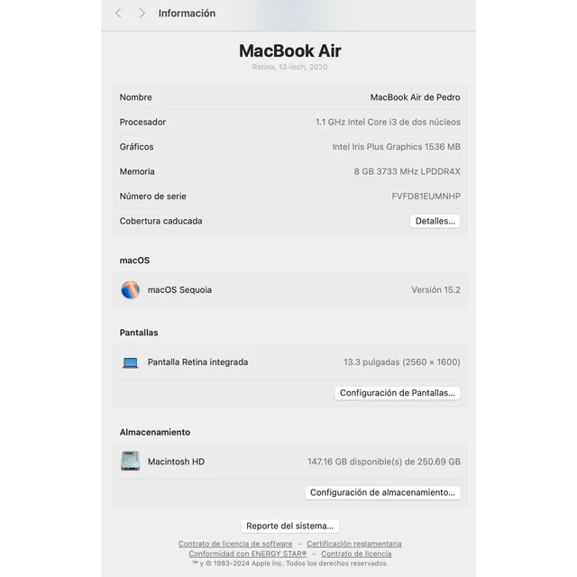 Macbook Air Macbook Air 13 Pulgadas