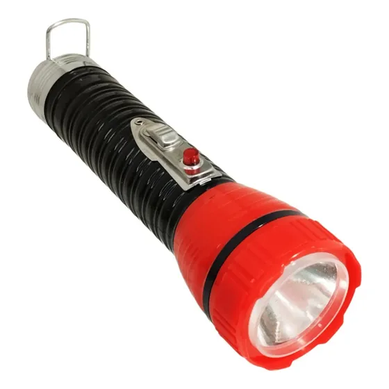Linterna Portátil Led0.5w Metálica Op-6617a-ng Opalux Mihaba Linterna Negro/rojo Luz Blanco