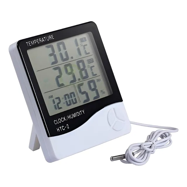 Estación Meteorológica Digital Temp Y Hum C/ Sensor Exterior