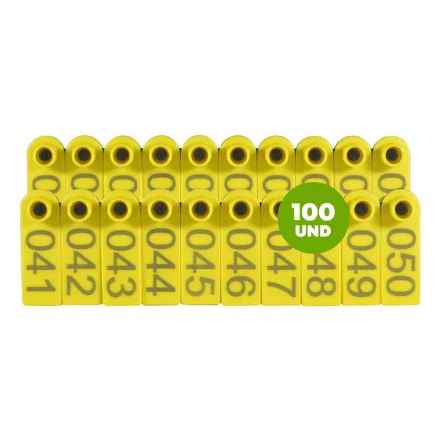 Arete Identificador Tipo Tira Numerados X 100 Unidades 