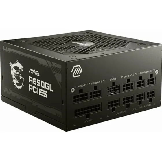 Fuente de poder para PC MSI MAG A850GL 850W negra 220V