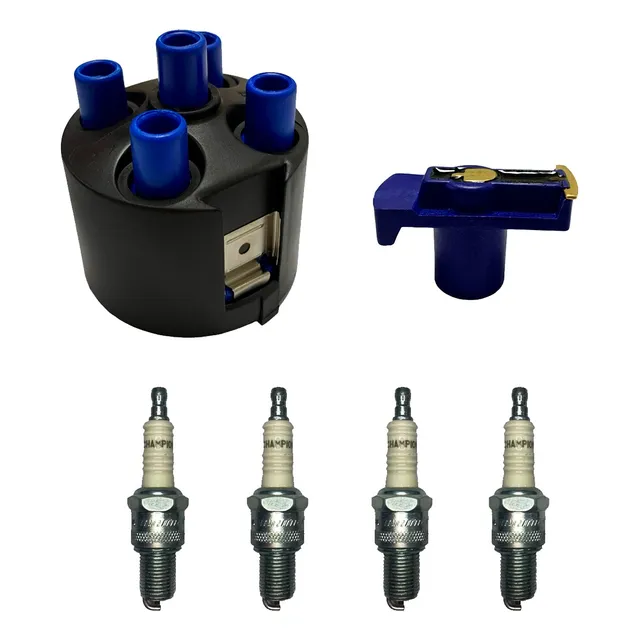 Kit Tapa Rotor + 4 Bujias P/ Vw Gol Power 1,6