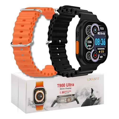 Smartwatch 2022 Zx19 Tela De 1.45 Com Pulseira De Aço Inoxidável