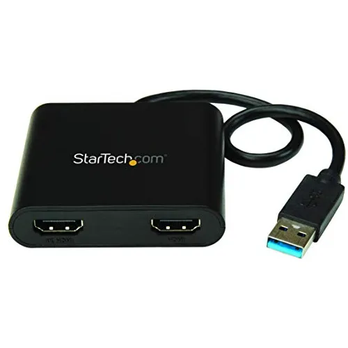 Startech.com Adaptador Usb 3.0 A Hdmi Dual: 1 X 4 K 30 Hz Y 