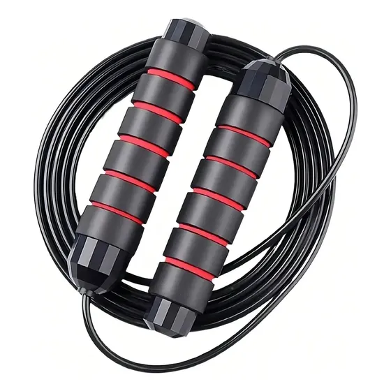 Cuerda Para Saltar Ajustable Ejercicio Color Rojo