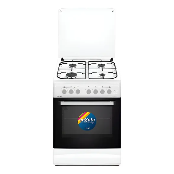 Cocina Enxuta Combinada Blanca 60x60 Cenx5644w