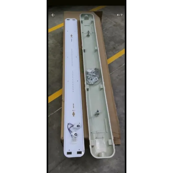 Lampara Led 2x18 Antipolvo Ip 65 Hermetica C/2 Tubos V30