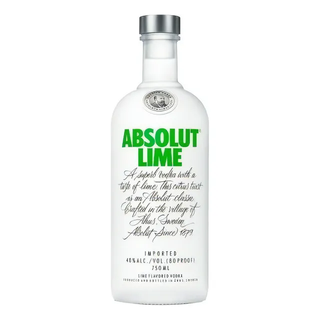 Absolut Lime Vodka Suecia Botella De 750 Ml Lima
