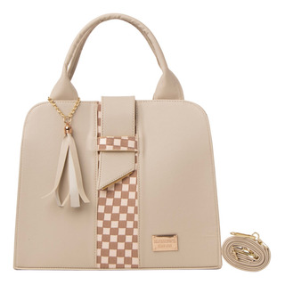 Bolso De Mujer Fana Malu Color Beige Elegante Bolso De Mujer Fana Malu Color Beige Elegante