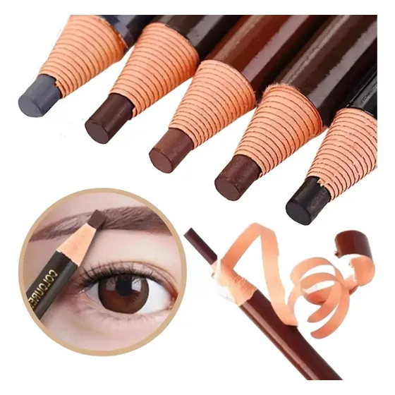 3 Lápiz Para Diseño Delineado De Cejas Microblading Colores