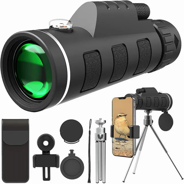 40 X 60 Hd Monocular Telescopio Portatil Impermeable 