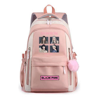 Mochila Ligera For Estudiantes Con Combinación De Blackpink Mochila Ligera For Estudiantes Con Combinación De Blackpink