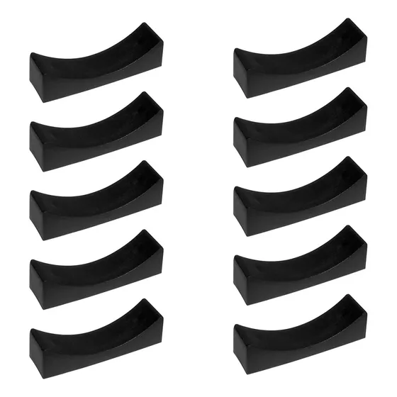 Kit Com 10 Suportes Emar 150x40mm Pvc Para Dumbbell Fitness