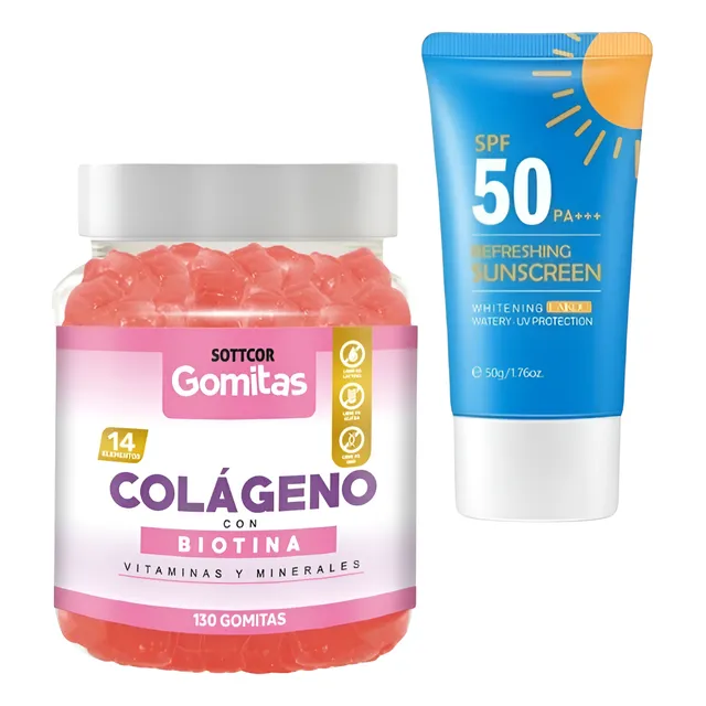 Colageno Adulto Gomita Sottcor Regalo Bloqueador Refrescante