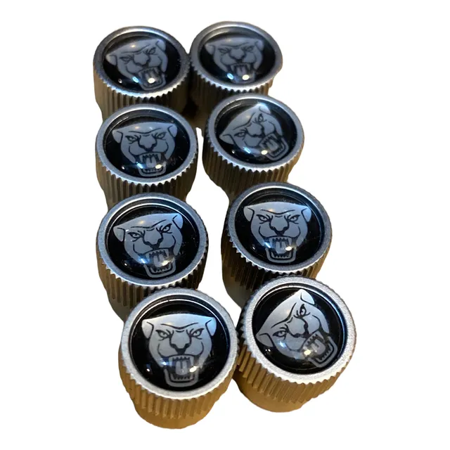 Juego De 4 Tapavalvulas Llantas Jaguar