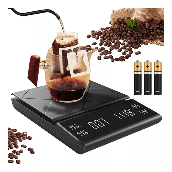 Báscula Digital Para Cocina Y Café Puede Pesar 0,1-3 Kg