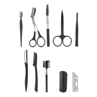 Kit De Sobrancelhas S 10 Peças, Tesoura De Higiene, Pente, P Kit De Sobrancelhas S 10 Peças, Tesoura De Higiene, Pente, P