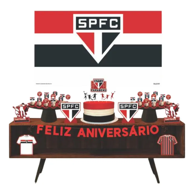 Kit Festa Fácil São Paulo Fc