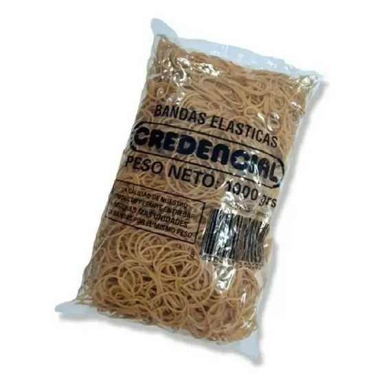 Bandas Elasticas Credencial De Puro Latex X 1000 Grs