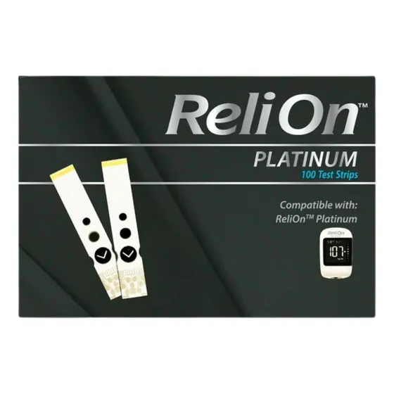 Tiras Relion Platinum 100 Cintas