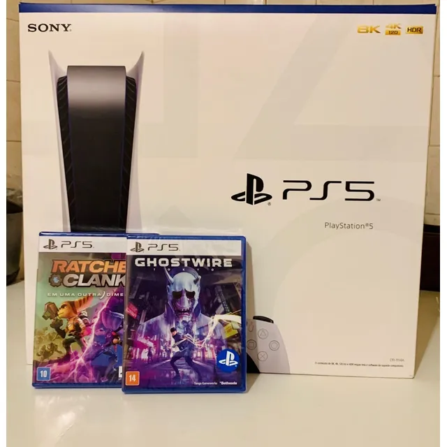 Sony Playstation 5 Standard (con Disco) & 2 Juegos