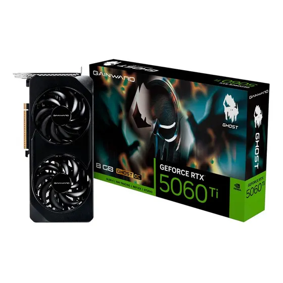 Placa De Video Gainward Geforce Rtx 5060 Ti Ghost Oc 8gb