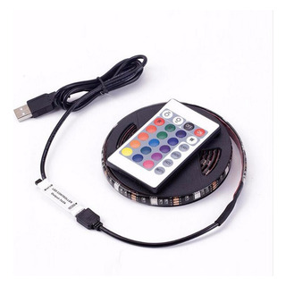 Kit De Tira De Luz Led Controlador Usb De 44 Teclas, 3m Kit De Tira De Luz Led Controlador Usb De 44 Teclas, 3m