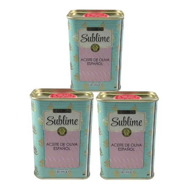 Aceite De Oliva Sublime 140mlx3