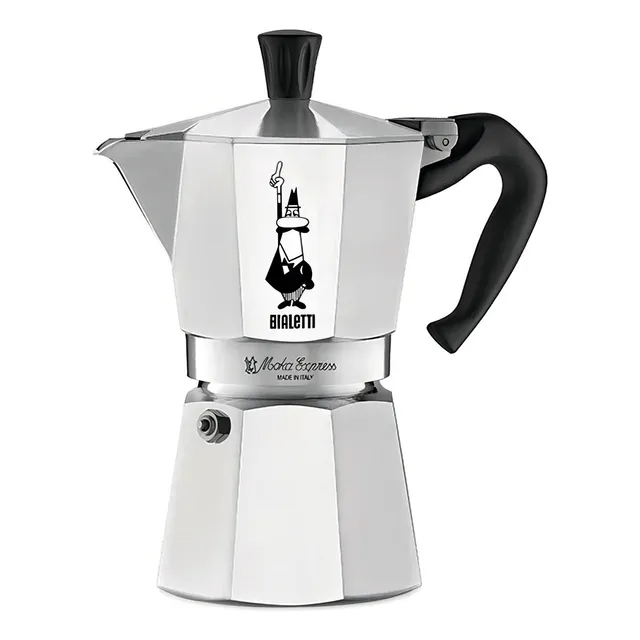 Cafetera Bialetti Moka Moka Express 9 Xícaras analógico aluminio italiana 127V