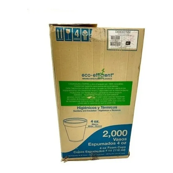 Caja 2000 Vasos De Anime 4oz Darnel D690401nm 86.57 Xavi