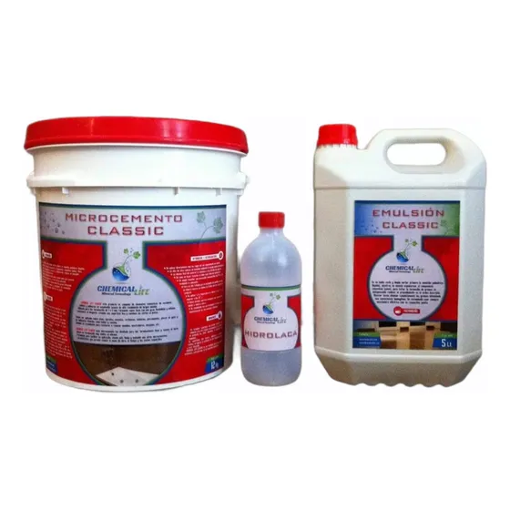 Microcemento Kit X 10 A 12 M2 De Rendimiento Variedad