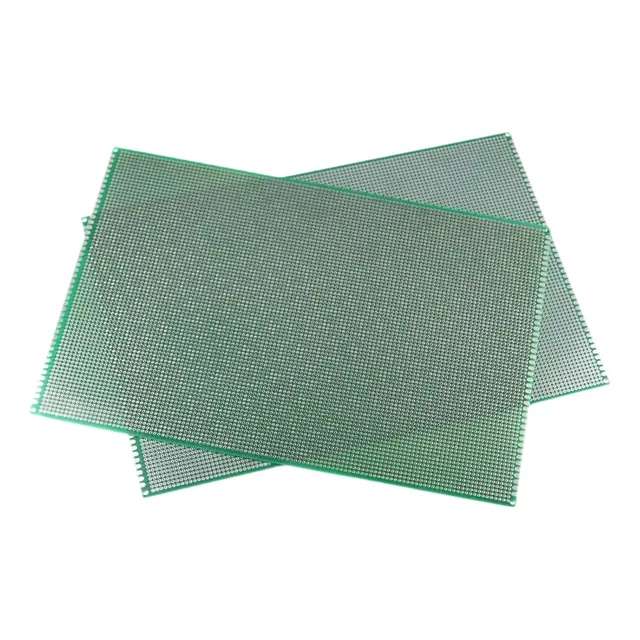 2 Piezas Placa De Perforación De Placa Pcb De Doble Cara,