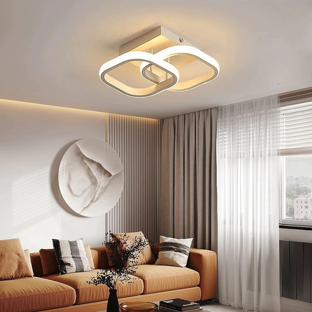 Luminária De Teto Led 28w Lustre Para Banheiro 3 Em 1