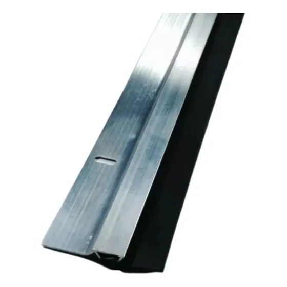 Zocalo Para Puerta De Aluminio Con Goma 80cm 
