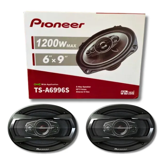 Cornetas Pioneer 6x9 Ts-a6996s 1200w Triaxiales