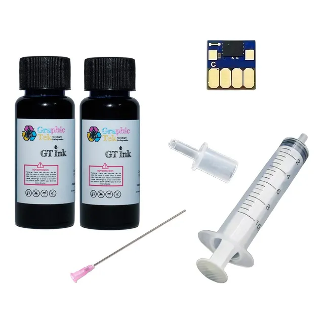 Kit Para Rellenar Compatible Cartucho Hp 964xl Negro Chip