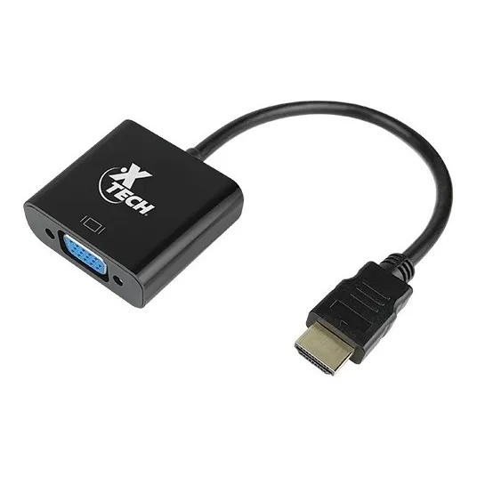 Cable Adaptador De Video Vga Hembra Hdmi Macho 1080p Hd