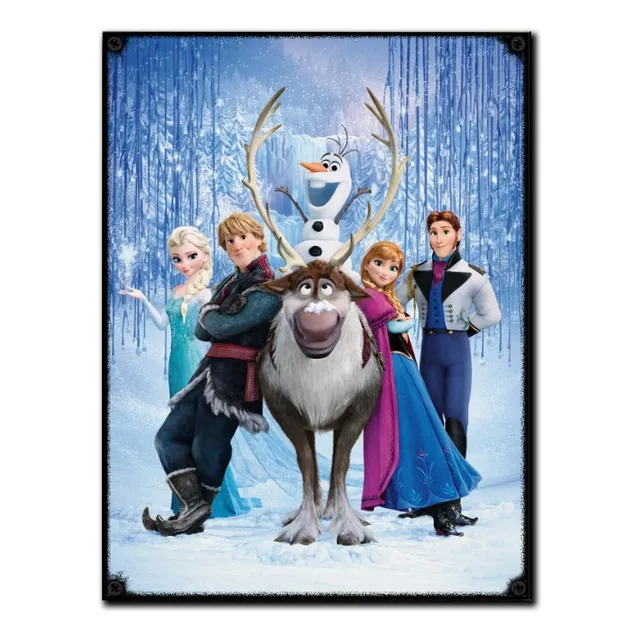 #114 - Cuadro Vintage 30 X 40 - Frozen Disney - No Chapa