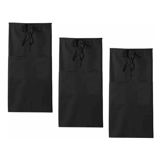 Pack 3 Delantal Chef 2 Bolsillo 32  Largo