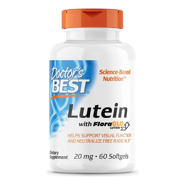 Luteína 20 Mg Con Floraglo Doctor's Best 60 Softgel